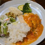 キッチン ブルー グローブ - みたびワンプレート