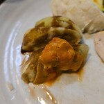 キッチン ブルー グローブ - 茄子にもチーズとトマトのソース