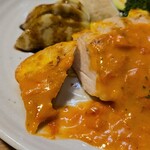 キッチン ブルー グローブ - 鶏胸肉は厚め