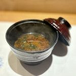 名駅 鮨 天野 - 赤出汁