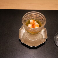 蓬左茶寮 - 加減豆腐、たたきオクラと車海老