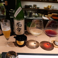 蓬左茶寮 - こちらも生ビール、赤白ワイン、冷酒と全部準備です