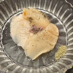 鮨菜 和喜智 - つぶ貝　昆布塩