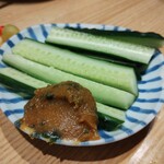 大衆酒場晩杯屋 - 料理写真:きゅうり味噌150円