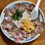 虎一番 - かつお冷やし+チャーシュー