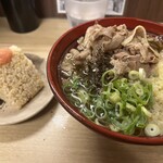 肉そばとおにぎり 一のや - 