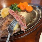 シド亭 - ロースステーキ断面図