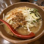 麺場 田所商店 - 【信州味噌】らーめん¥880-（野菜+¥165-）