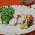 和みや 晃月 - 鱧湯引き1,780円税抜