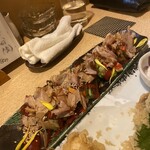 和食居酒屋 海ちゃん - たたき胡瓜梅ソース