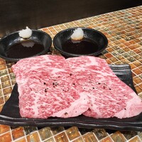 杏樹亭 - 霜降り和牛の焼きしゃぶ