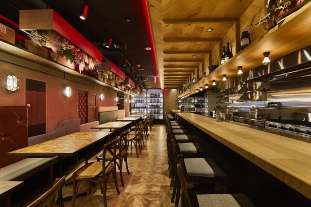 savilerowページ 座席 : 肉とハーブ トラットリア ENTRATA （エントラータ【旧店名