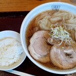さらしな - いいとこどりラーメン＋半ライス(1,000円＋100円) 今日のスープは今までで一番美味かった！