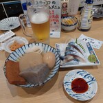 大衆酒場 富士山 - おでん盛り合わせ&〆鯖ぁ…旨い❕