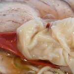 さらしな - とろとろ雲呑が普通盛でも4つ入ってます！