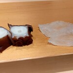 鮨 はしもと - たこ、マコガレイ