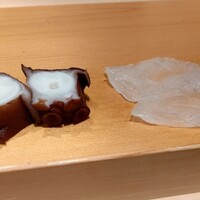 鮨 はしもと - たこ、マコガレイ