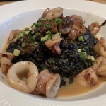 ボーノ - イカとイカ墨のリゾット　近景