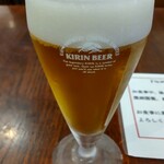 灼味噌らーめん 八堂八 - ランチビール 450円