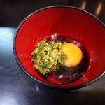 一条流がんこ総本家分家四谷荒木町 - つけ玉に青唐辛子をイン♪