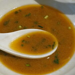 NIBOSHI MANIA - ガチンコファイブクラブソバのスープ