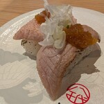 陸奥の國 廻鮮寿司 八千代 - 本マグロ炙りトロ