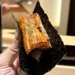 恵比寿 鮨 謙心 - 鰻手巻き