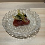 恵比寿 鮨 謙心 - 鰹刺身