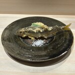 恵比寿 鮨 謙心 - 稚鮎の天ぷら