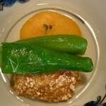 行楽庵 - 黄色いのは、かぼちゃ