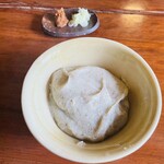 慈久庵 - 慈久庵コースのそばがき