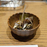 お通しはバイ貝