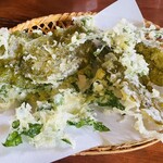 慈久庵 - 慈久庵コースの野草天ぷら