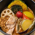 そばと酒　柏木町三貞 - 冷しカレーそば