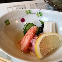 川越 いちのや - 酢の物(ずわい蟹)　間違って注文しちゃった