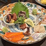 居酒屋燃えた うらめし屋 - お創り 五点盛り