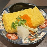 居酒屋燃えた うらめし屋 赤羽 - 出汁巻きたまご - いくらのせ