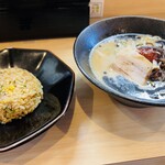 中華そば 中々。 - 鶏白湯 Aセット