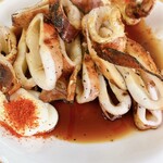 花房 - イカの丸焼き