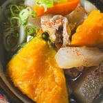 ヨコクラうどん - 絶品冷やししっぽく（一味も合います）