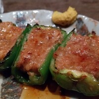 鳥茂 - ピーマン肉詰め