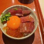 麦と麺助 - バチバチの鮪