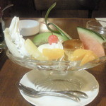 "プリン・ア・ラ・モード"です。