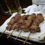 やきとり屯 - 2014.2.22　ハツ・カシラ