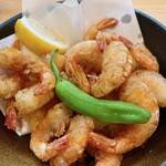 海鮮うまいもんや 浜海道 - 甘エビの唐揚げ