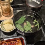 めぐろ大黒屋 - 肝吸いにりんご