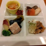 富貴ずし - 前菜盛り合わせ900円税込