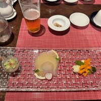 中国料理柳城 - ミニフカヒレ姿のお刺身仕立て