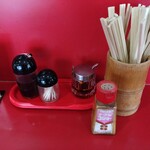 中華そば　まるせい - 卓上アイテム