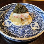 やまぐち - ◆キャビア、桃、毛蟹、クリームチーズ
